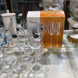 SERIE DE 6 VERRES CRISTAL
