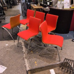 SERIE DE 6 CHAISES DESIGN ZENO POUR ARTIFORT