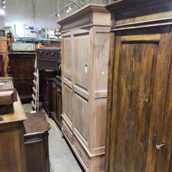 GARDE ROBES PENDRIE 2 PORTES / 2 TIROIRS CÉRUSÉE