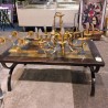 TABLE BASSE EFFET PIERRES