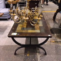 TABLE BASSE EFFET PIERRES
