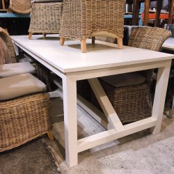 TABLE RECTANGULAIRE BLANCHE