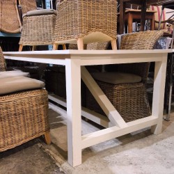 TABLE RECTANGULAIRE BLANCHE