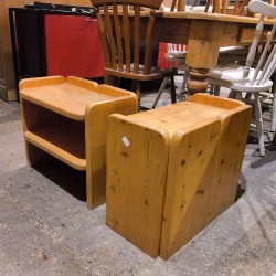 PAIRE DE CHEVET EN PIN  ANNÉES 70 SCANDINAVE
