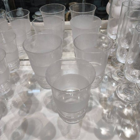 LOT DE 6 VERRES ANNÉES 20