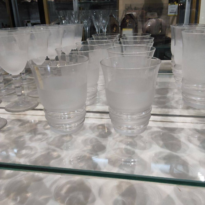 LOT DE 10 VERRES ANNÉES 20