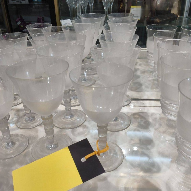 LOT DE 12 VERRES ANNÉES 20