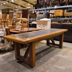TABLE CHÊNE ET PIERRE ANNÉES 50