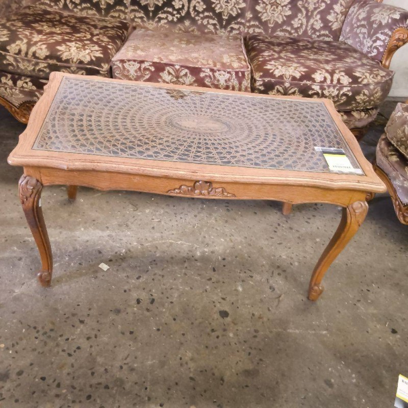 TABLE BASSE RECTANGULAIRE STYLE LOUIS XV