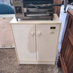 MEUBLE SDB BLANC 2P