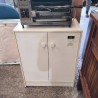 MEUBLE SDB BLANC 2P