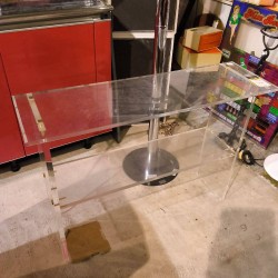 CONSOLE MODERNE PLEXIGLAS