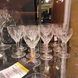 VERRES CRISTAL VAL SAINT LAMBERT PM 