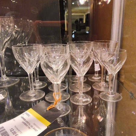 VERRES CRISTAL VAL SAINT LAMBERT PM 