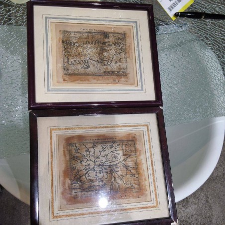 CADRE CARTE ANCIENNE 