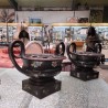 PAIRE DE PIQUES FLEURS WEDGWOOD 