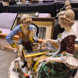 DECORATION ITALIENNE CONFRONTATION AUX ECHECS