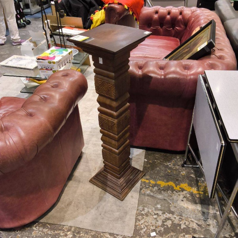 COLONNE EN BOIS AFRICAIN