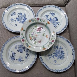 ASSIETTE CHINOISE ANCIENNE 