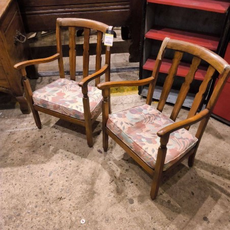 PAIRE DE FAUTEUILS UN DIMANCHE À LA CAMPAGNE 