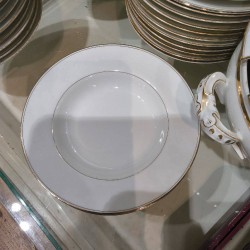 SERVICEDE TABLE LIMOGES LYSERET DORÉ 