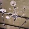 LUSTRE 6 FLAMMES TYPE MURANO 