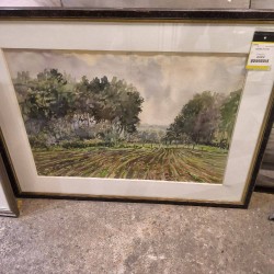AQUARELLE SIGNÉE 