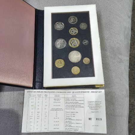 BOITE MONNAIE DE PARIS DE 1999 