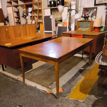 TABLE VINTAGE PALISSANDRE EN L ETAT