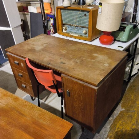 PETIT BUREAU VINTAGE 1P/3T A RESTAURER
