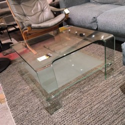 TABLE BASSE DESIGN EN VERRE