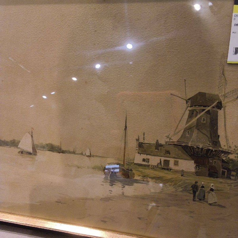 DESSIN PAYSAGE HOLLANDAIS