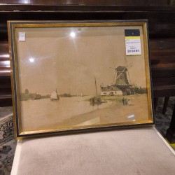DESSIN PAYSAGE HOLLANDAIS