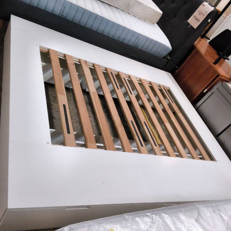 LIT IKEA BLANC + TIROIRS