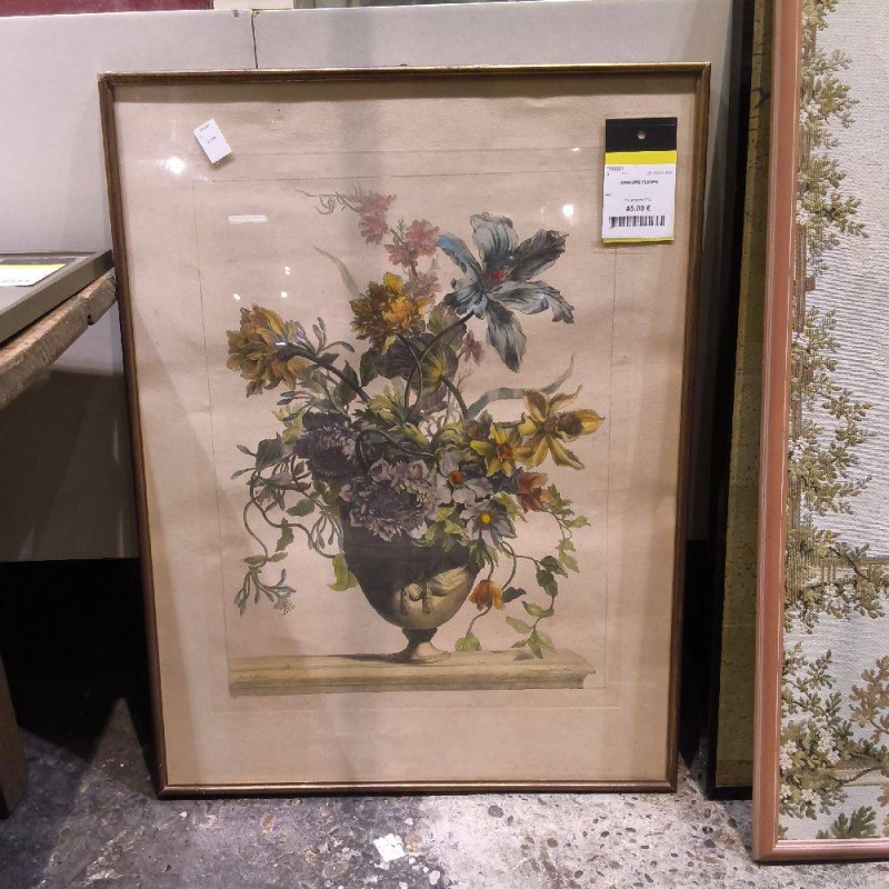 GRAVURE FLEURS 
