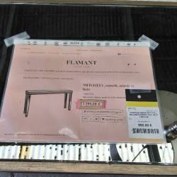 CONSOLE DESIGN MITCHELL DE CHEZ FLAMANT PRIX NEUF 1300 EUR