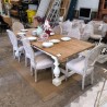 TABLE RECTANGULAIRE BICOLORE 