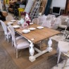 TABLE RECTANGULAIRE BICOLORE 