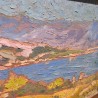 RARE SÉRIE DE 5 PANNEAUX POINTILLISTE SIGNÉ BERNARD DE GUINHALD 