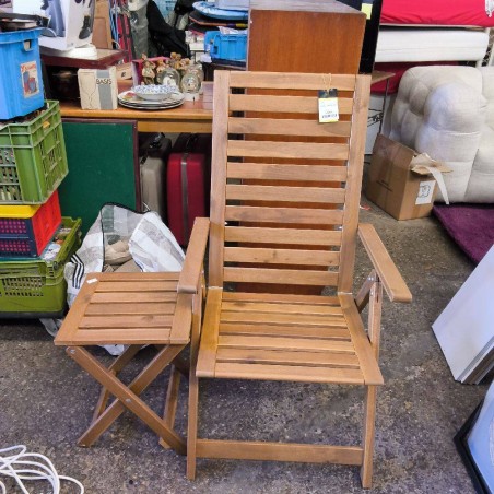 FAUTEUIL + TABLE DE JARDIN