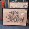 CADRE ASIATIQUE PAPIER DRAGON