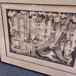 LITHOGRAPHIE ANNÉES 50 