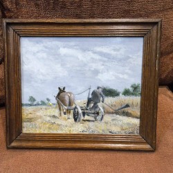 PEINTURE SUR CUIVRE DANS LES CHAMPS