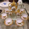 SERVICE À CAFÉ VENITIEN DORÉ À L\'OR
