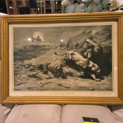 GRAVURE LA FUITE D\'EGYPTE 