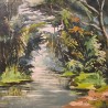 HUILE SUR TOILE LA JUNGLE 