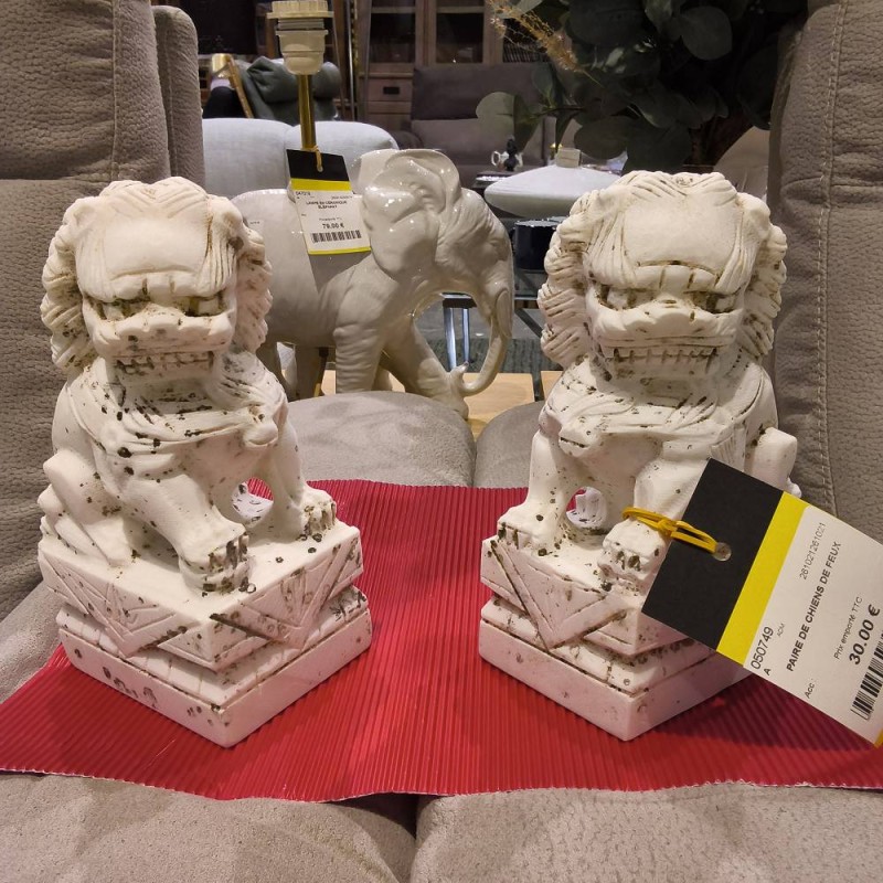 PAIRE DE CHIENS DE FEUX