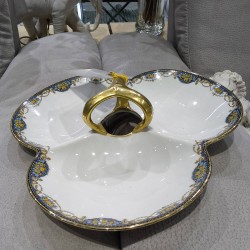PLAT PRESENTOIR PORCELAINE DE LIMOGES 