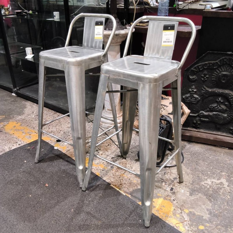 TABOURET HAUT METAM