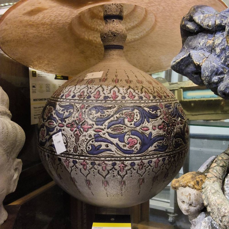 PIED DE LAMPE EN CÉRAMIQUE